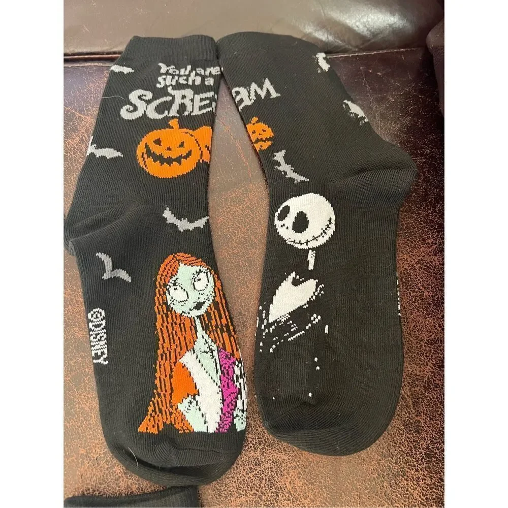Disneys The Name ghtmare Before Christmas Ankle Socks Set of 3